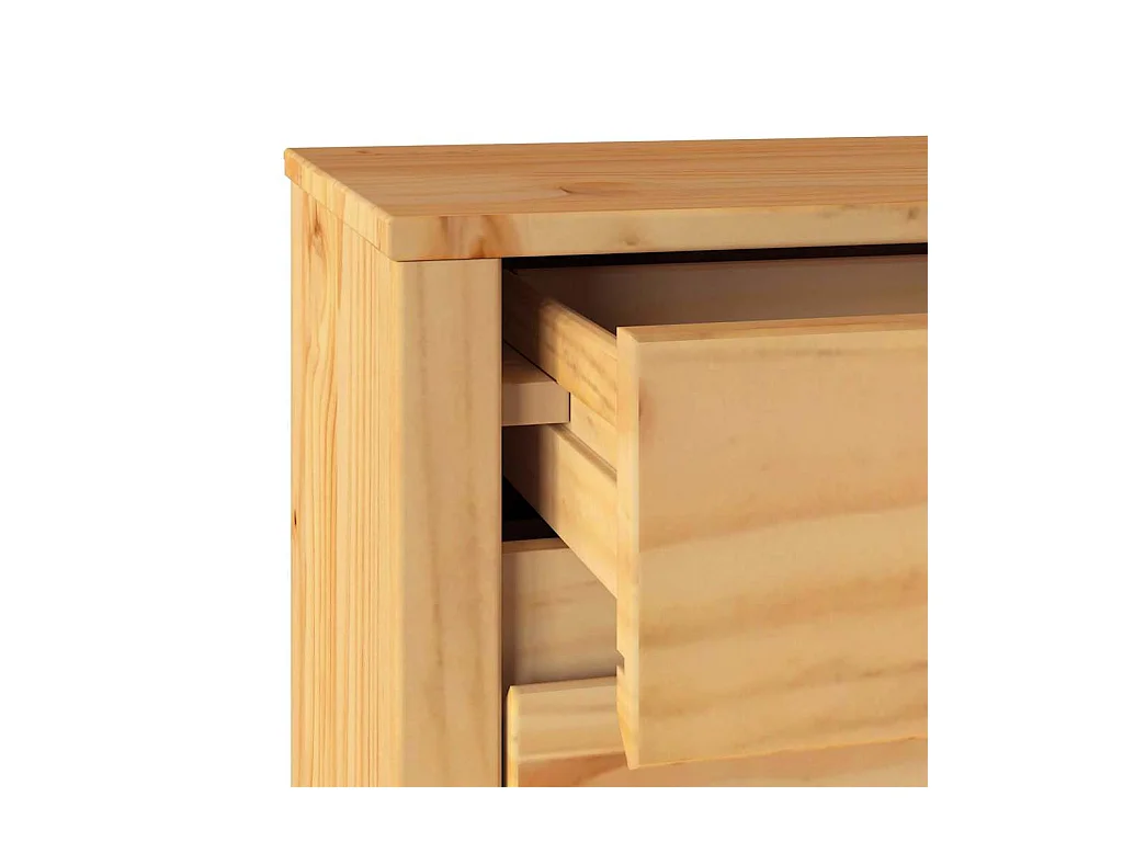 Cabinet de chevet Chêne 45 x 35 x 56 cm Bois massif en pin