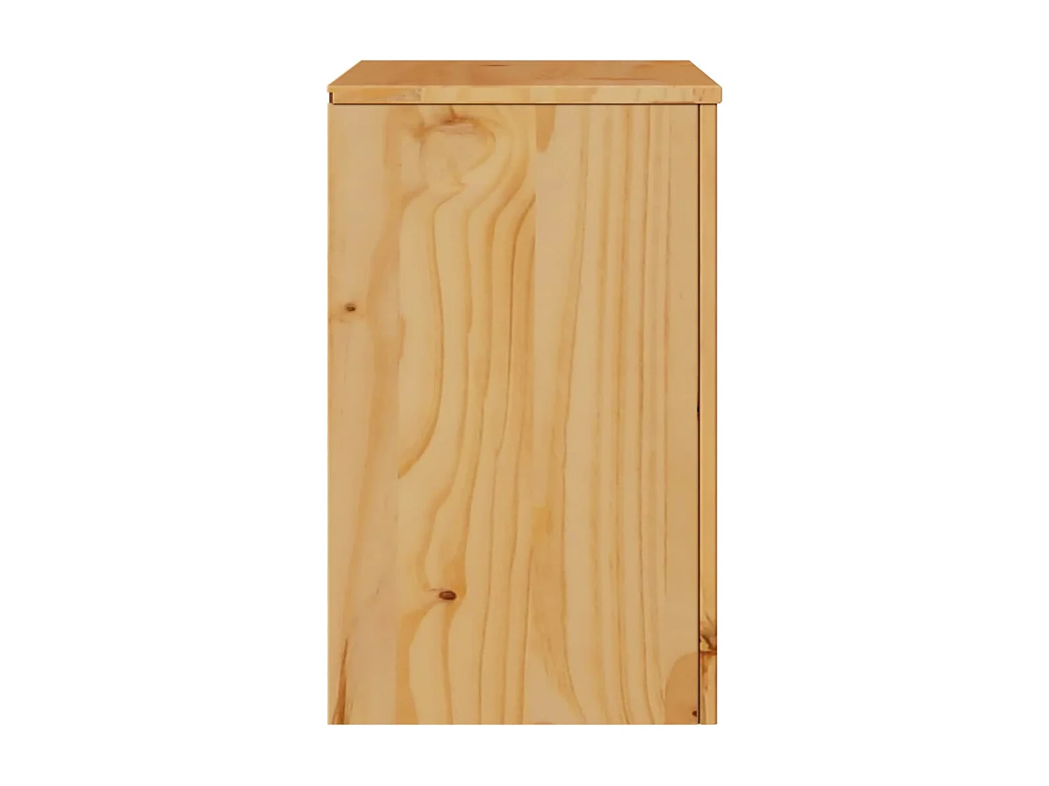 Table basse Drammen Chêne 45 x 35 x 56 cm Bois de pin massif