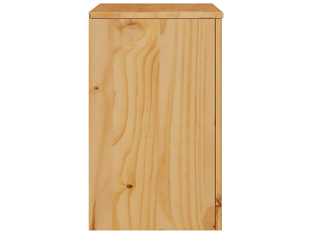 Table basse Drammen Chêne 45 x 35 x 56 cm Bois de pin massif