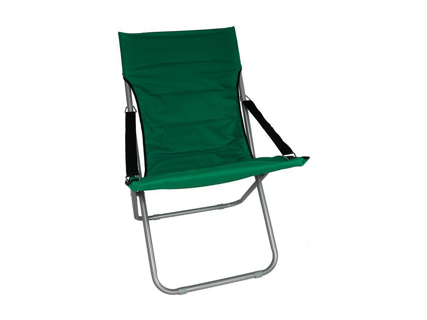 Silla de playa Verona diseño plegable verde 92x65x68 cm