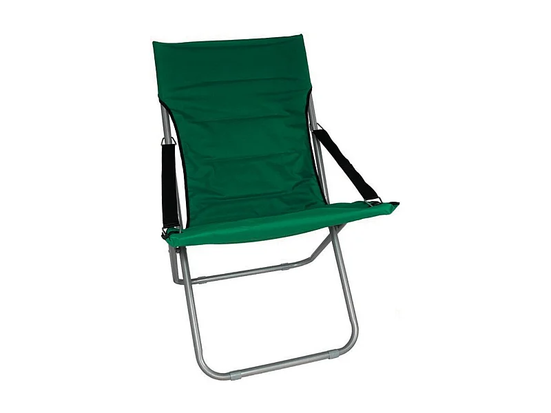 Silla de playa Verona diseño plegable verde 92x65x68 cm