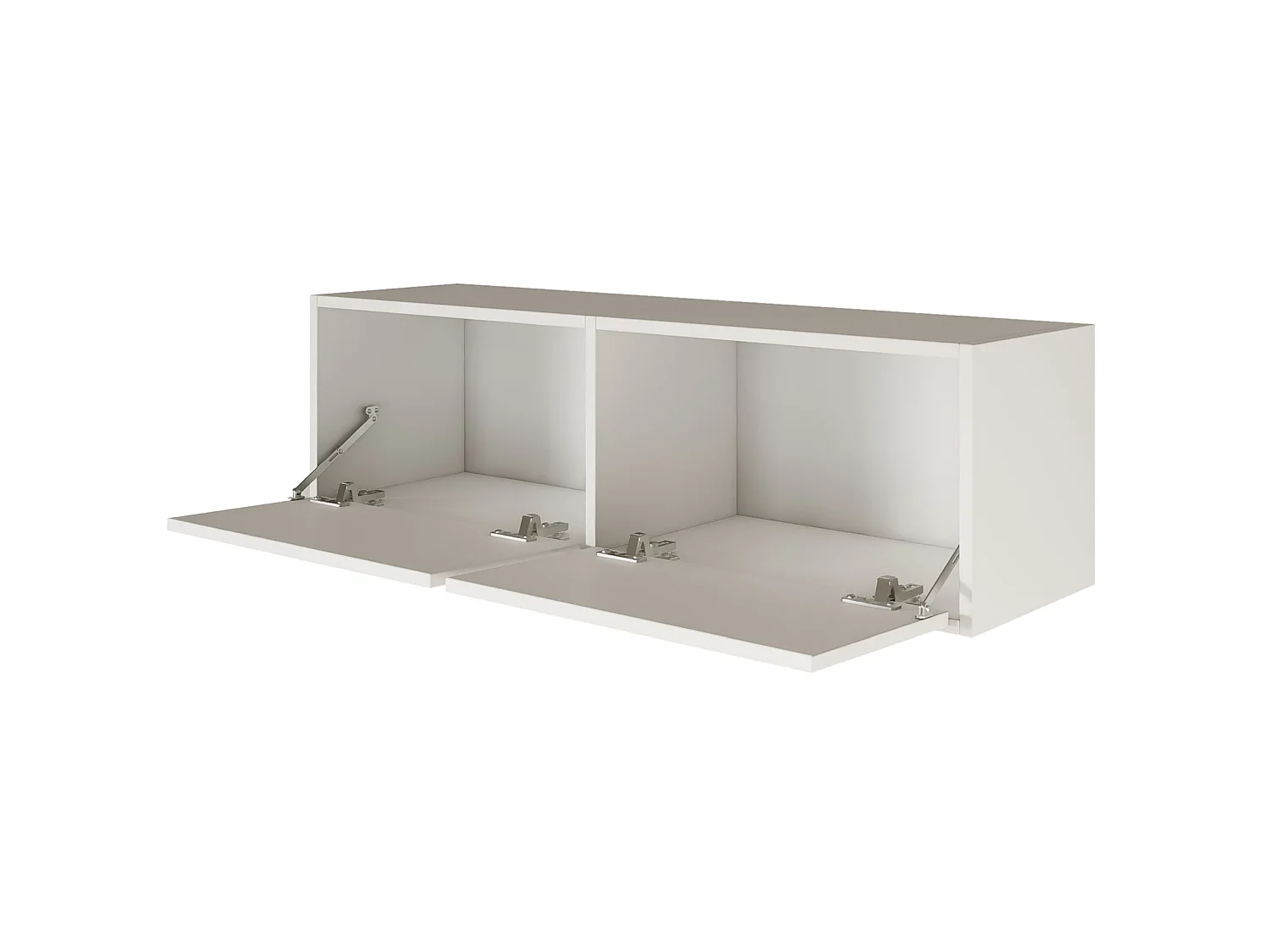 TV-Lowboard mit 2 Klappen – Weiß – 100 cm – FRAMME