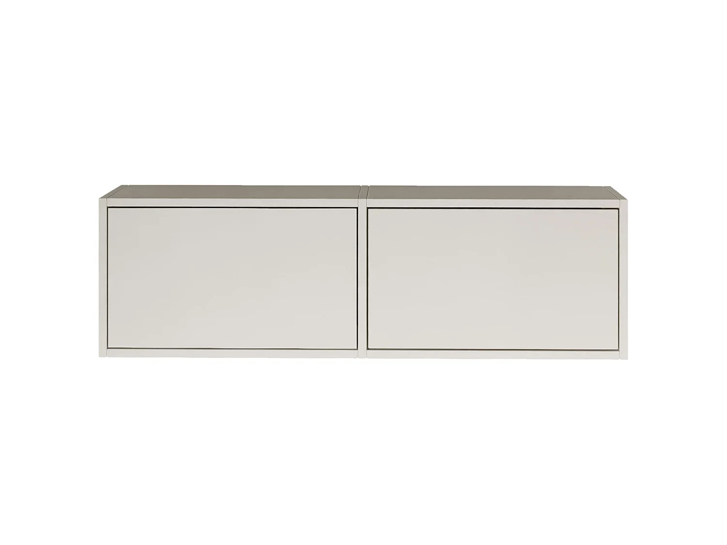 TV-Lowboard mit 2 Klappen – Weiß – 100 cm – FRAMME