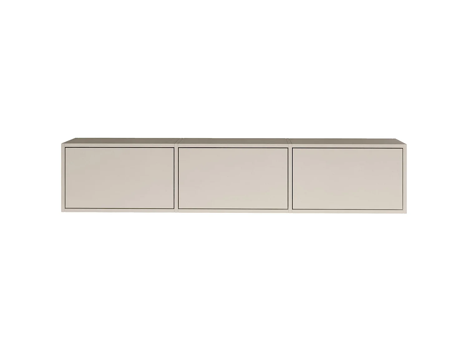 TV-Lowboard mit 3 Klappen – Kaschmirgrau – 150 cm – FRAMME