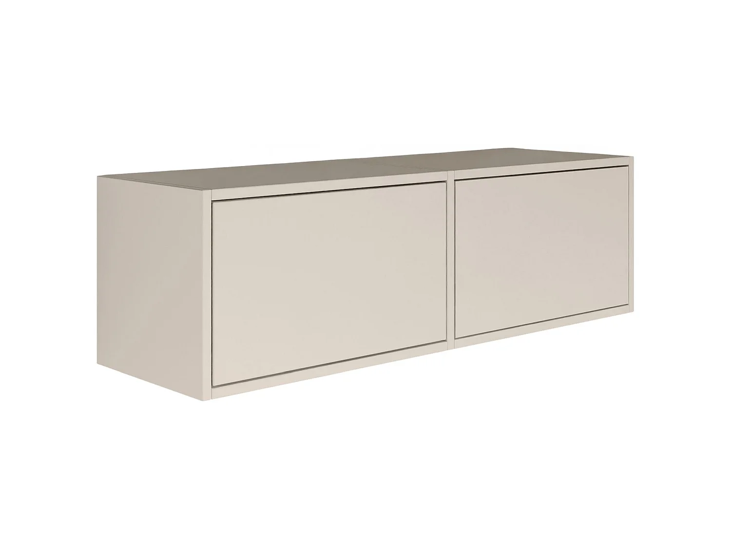 TV-Lowboard mit 2 Klappen – Kaschmirgrau – 100 cm – FRAMME