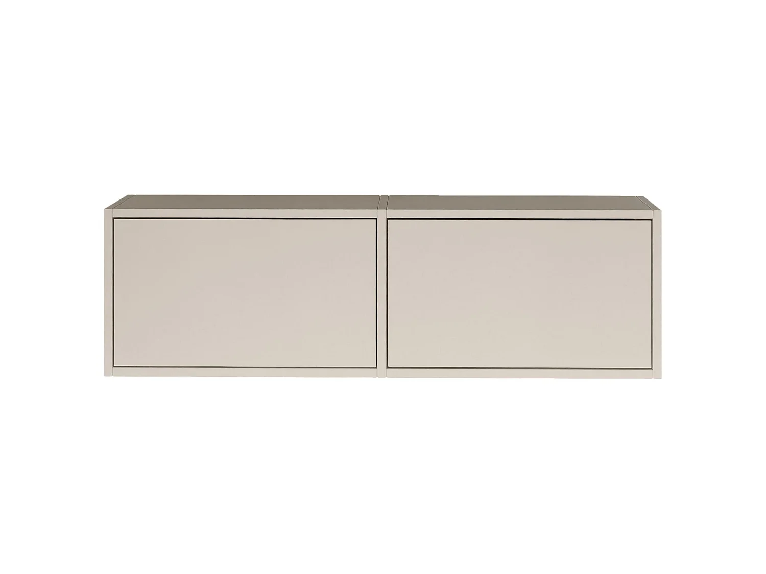 TV-Lowboard mit 2 Klappen – Kaschmirgrau – 100 cm – FRAMME