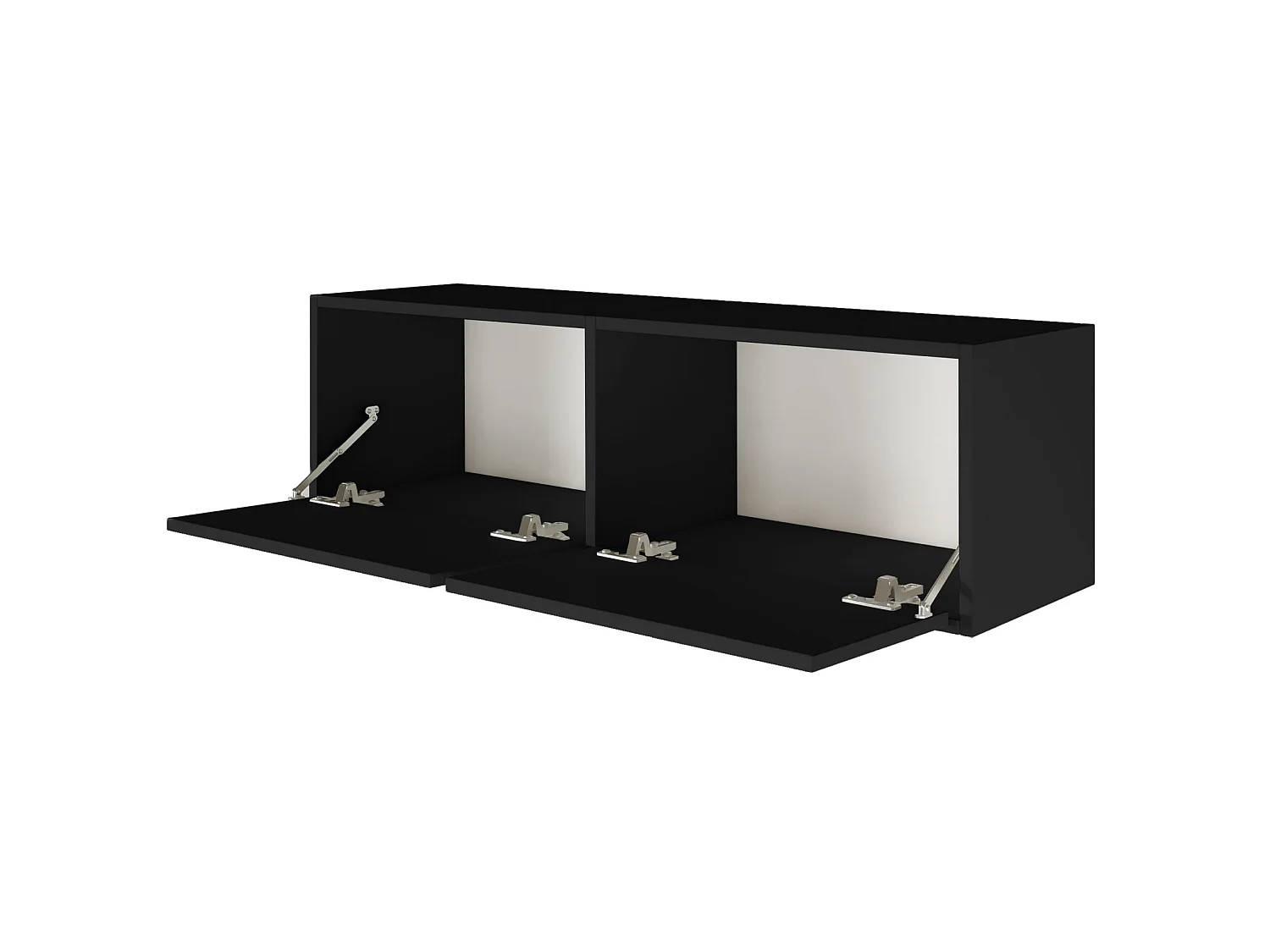 TV-Lowboard mit 2 Klappen – Schwarz – 100 cm – FRAMME