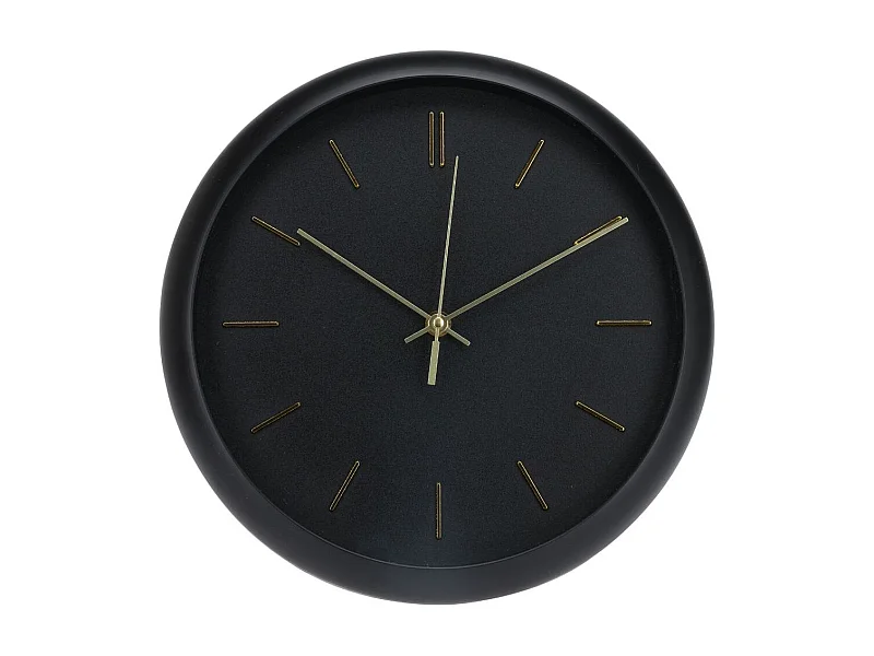 Reloj de pared Sintra diseño redondo negro Ø30 cm