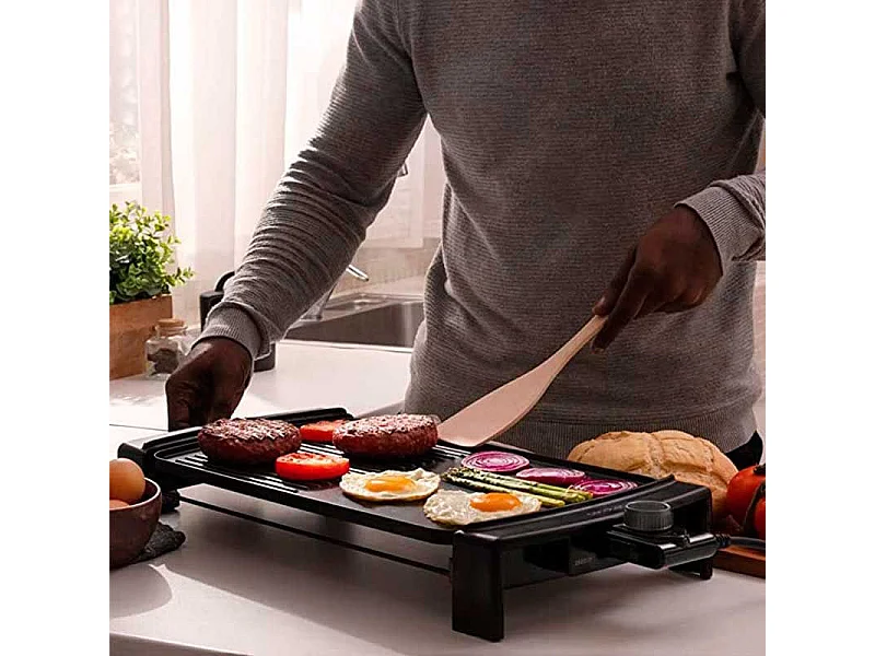 Plancha eléctrica Cecotec Tasty&Grill 3000 BlackWater MixGrill 2600W negro