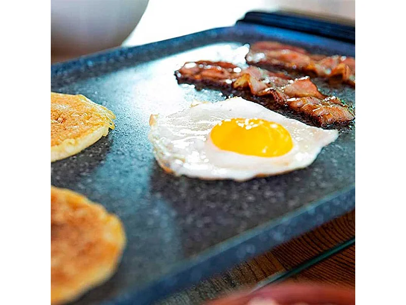 Plancha eléctrica Cecotec Tasty&Grill 3000 RockWater 2600W negro/gris