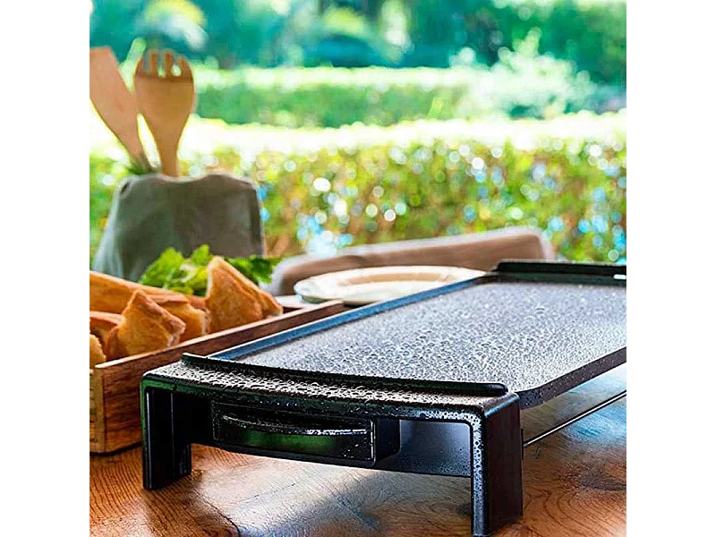 Plancha eléctrica Cecotec Tasty&Grill 3000 RockWater 2600W negro/gris