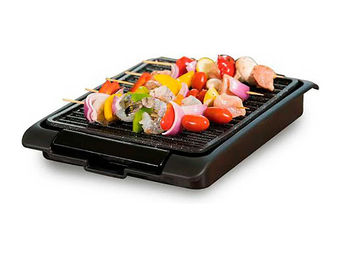 Grill eléctrico BN3673 parrilla antiadherente 1250W negro