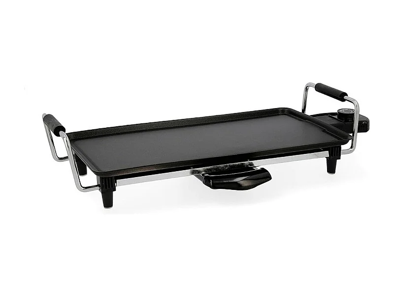 Plancha de asar Dcook 2000W antiadherente negro 14x52x24,5 cm