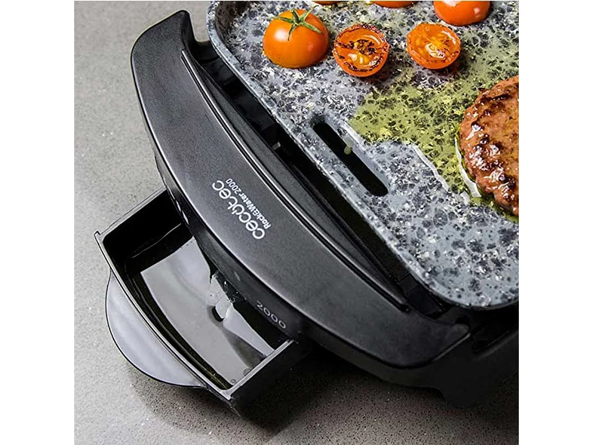 Plancha eléctrica Cecotec Rock&Water 2000 1800W negro/gris