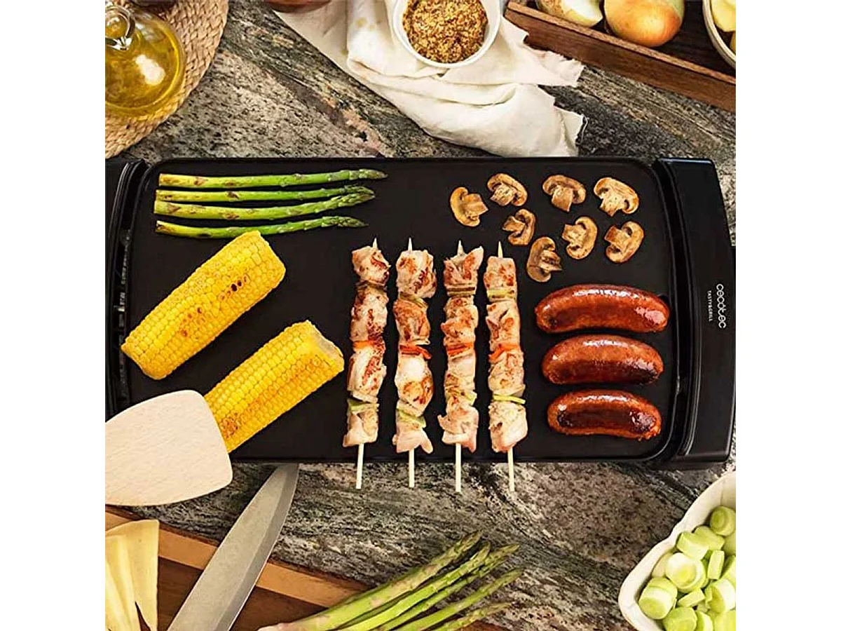 Plancha eléctrica Cecotec Tasty&Grill 3000 BlackWater 2600W negro