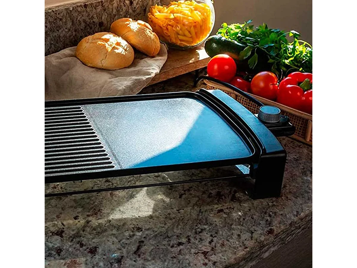 Plancha eléctrica Cecotec Tasty&Grill 2500 BlackWater MixGrill 2150W negro