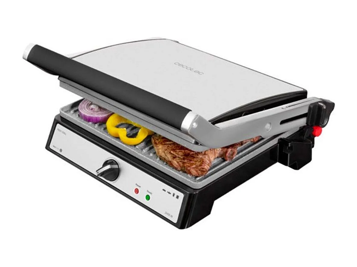 Parrilla eléctrica Cecotec Rock'nGrill 2400 UltraRapid 2400W inox