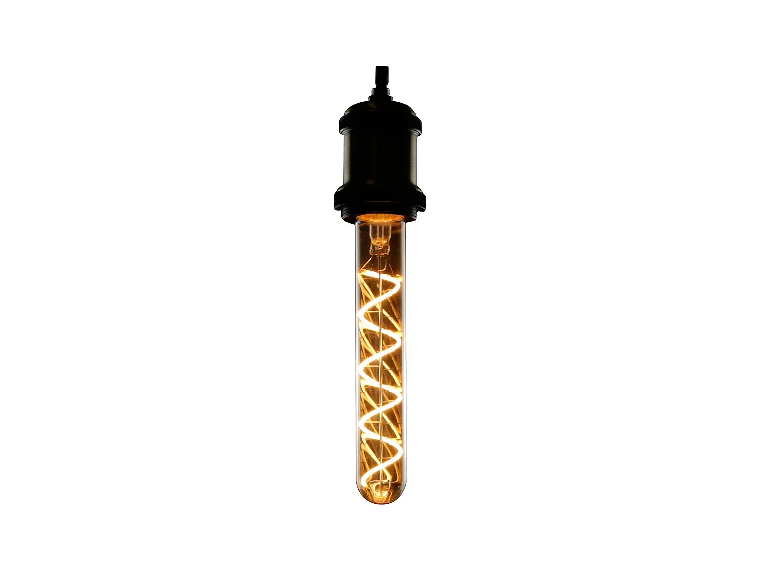Ampoule led edison tubulaire nettlife e27 4 w, ampoule à incandescence vintage de forme tubulaire, 185 mm, filament spiralé blanc chaud