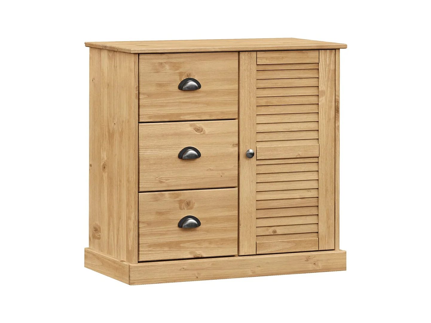 Buffet | Commode à tiroir | Meuble de rangement avec tiroirs VIGO 78x40x75 cm bois massif de pin