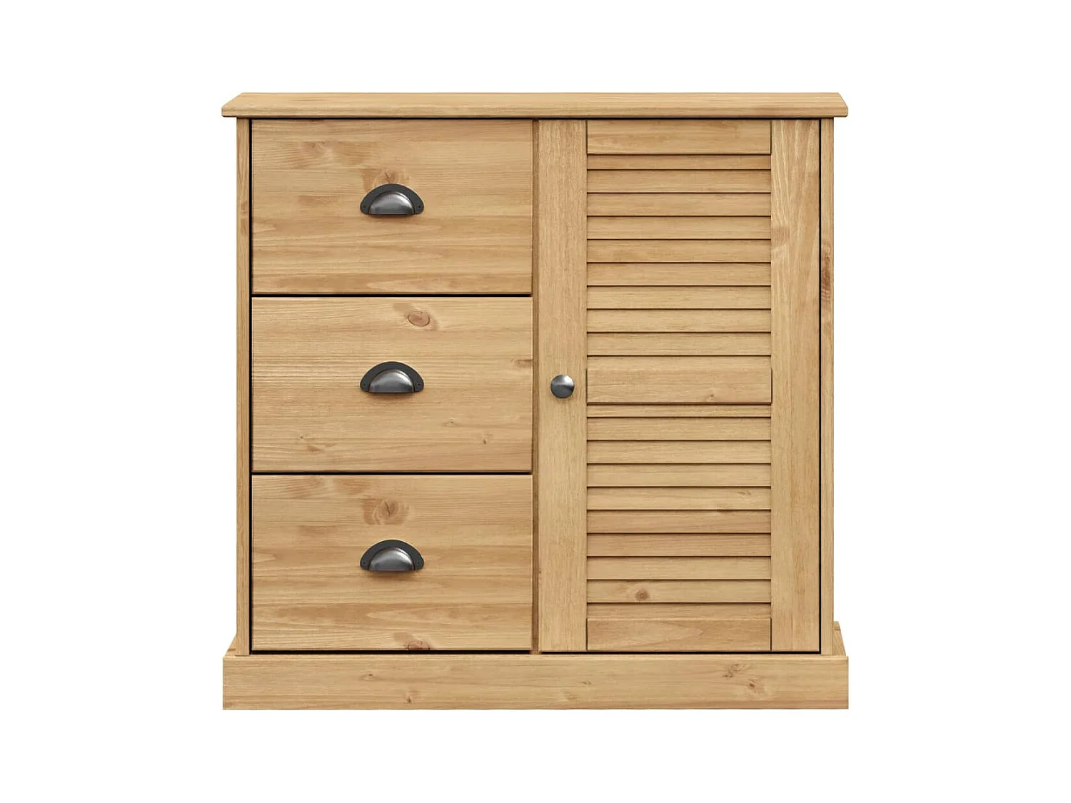 Buffet | Commode à tiroir | Meuble de rangement avec tiroirs VIGO 78x40x75 cm bois massif de pin