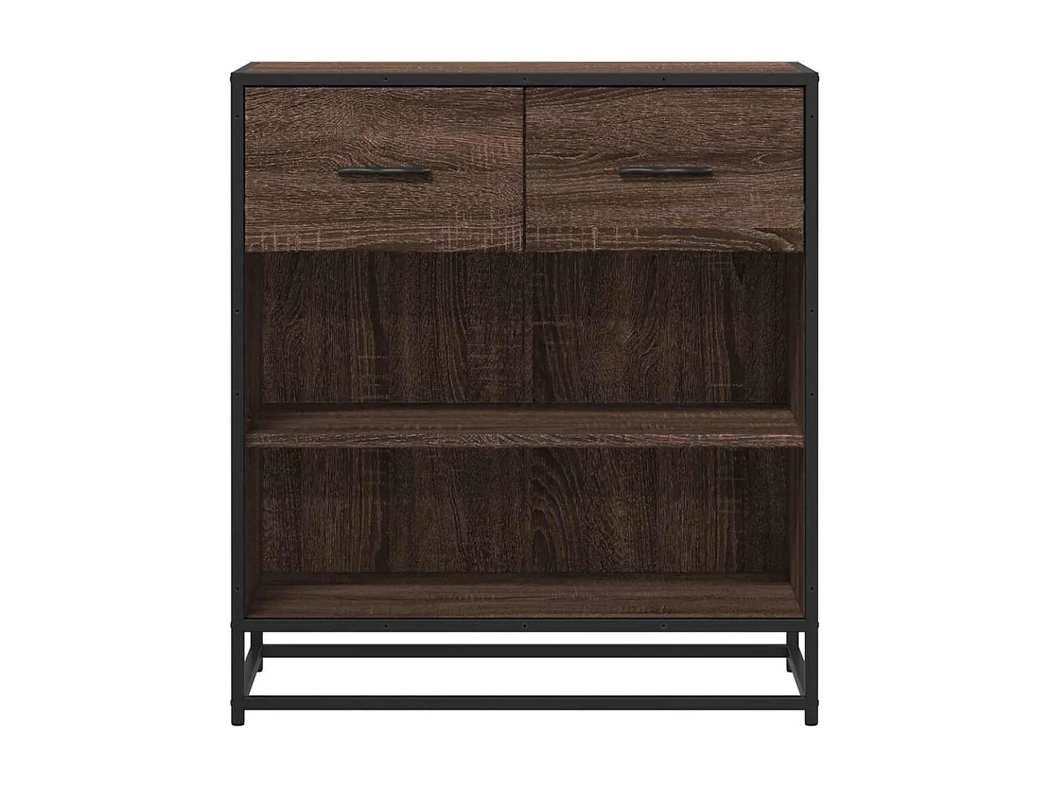Buffet | Bahut | Meuble de rangement chêne marron 68x35x76 cm bois d'ingénierie