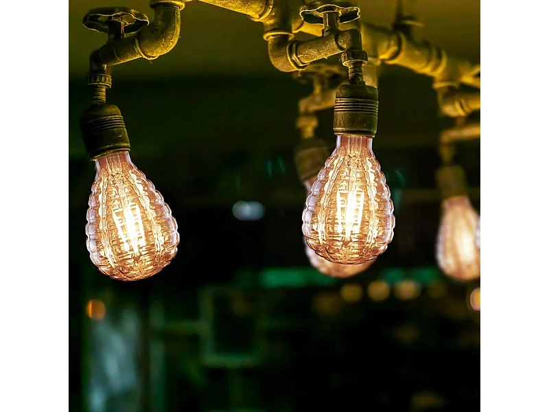 NETTLIFE Ampoule led e27 ampoule vintage ampoule rétro blanc chaud ampoule edison ampoule à filament blanc chaud lampe à économie d'énergie ampoule 4w