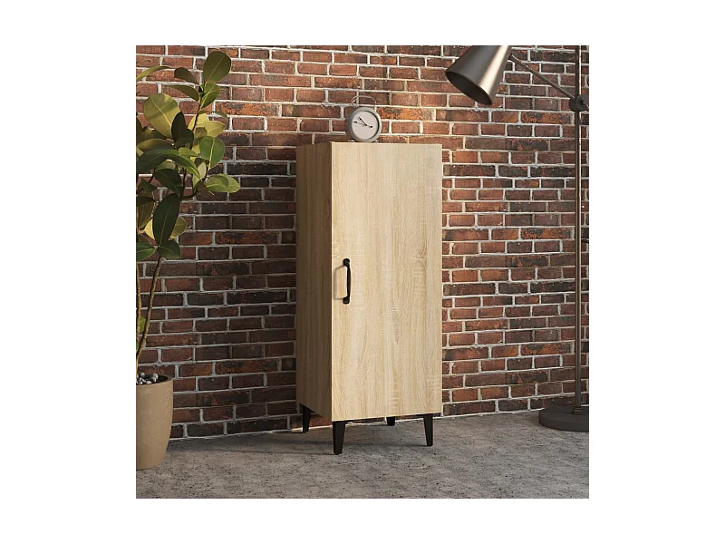 Buffet | Bahut | Meuble de rangement Chêne sonoma 34,5x34x90 cm Bois d'ingénierie
