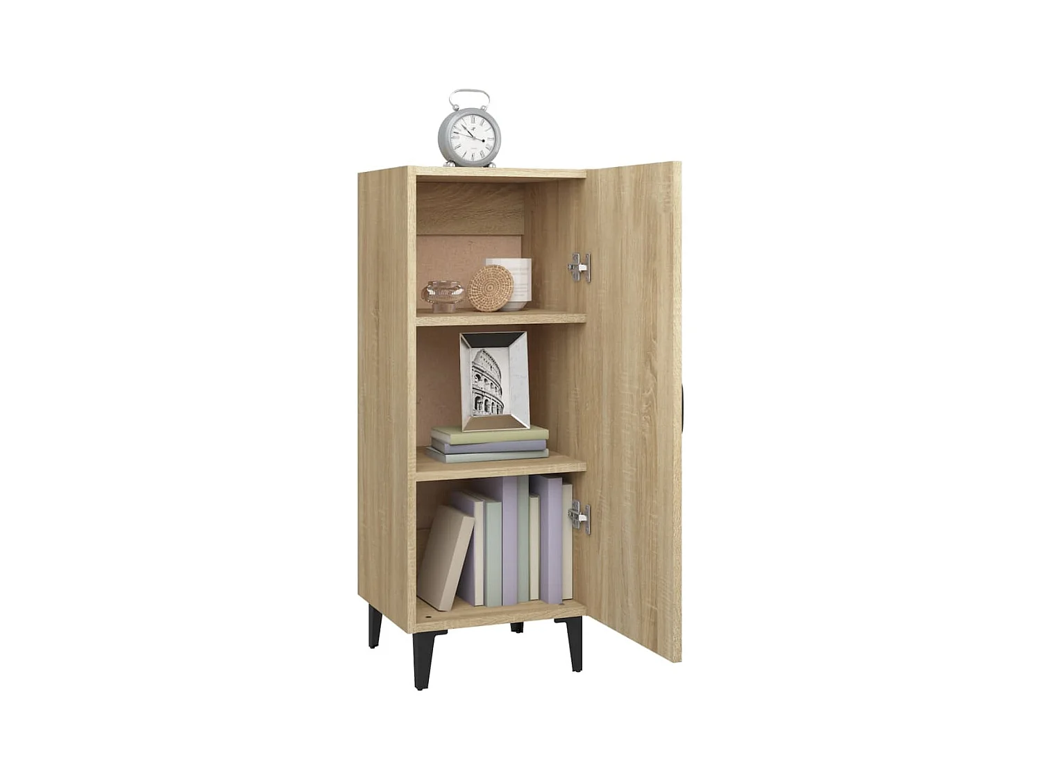 Buffet | Bahut | Meuble de rangement Chêne sonoma 34,5x34x90 cm Bois d'ingénierie