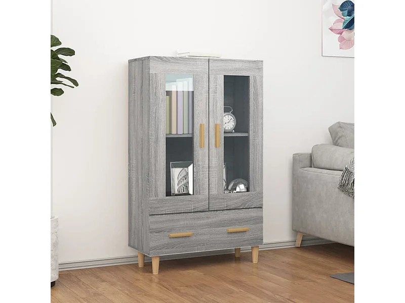 Buffet | Bahut | Meuble de rangement Sonoma gris 70x31x115 cm Bois d'ingénierie