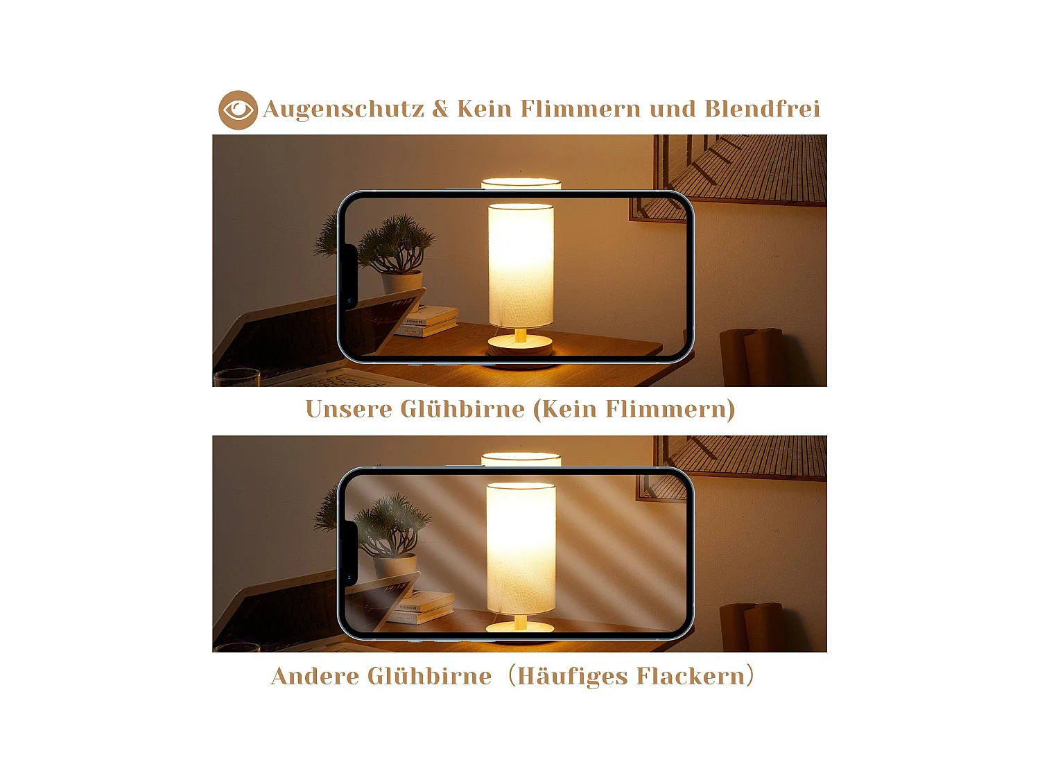 Nettlife 6er-Pack LED-Lampen: Vintage Edison E14-Glühbirne, warmweiße Glühfadenlampe, G45 2700 K-Glühbirne, 4 W Retro-Glühbirne, Energiesparlampe