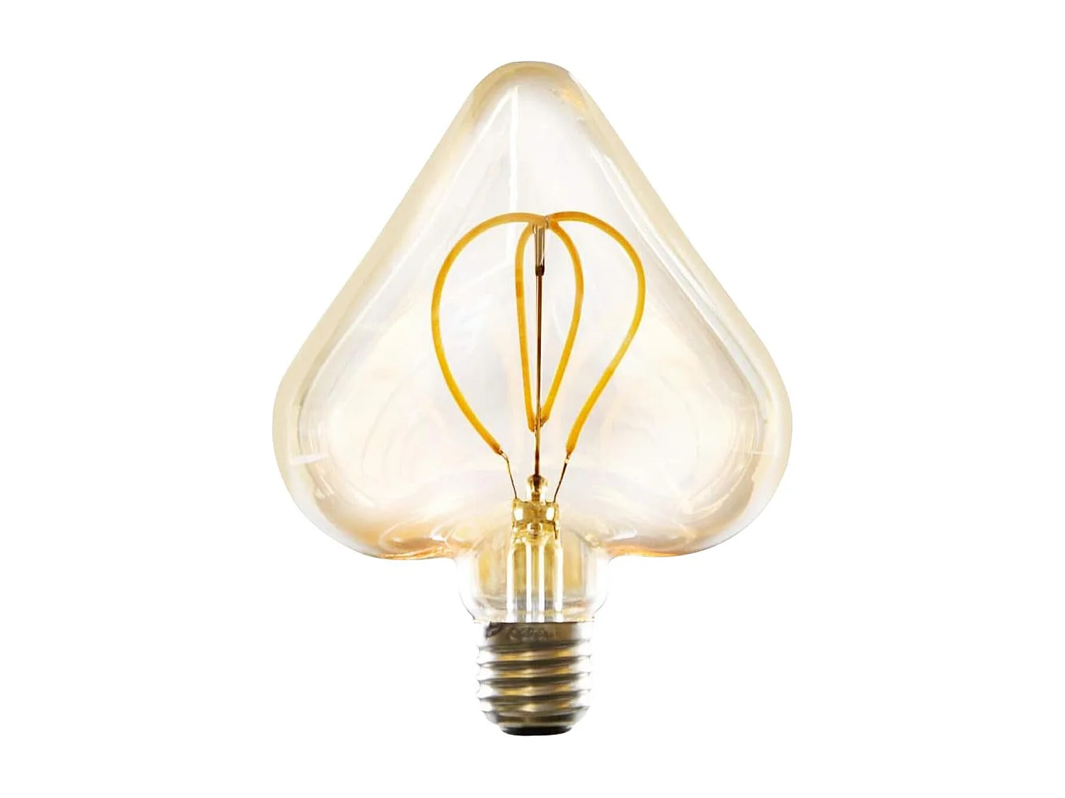 NETTLIFE - ampoule led vintage edison 3w lampe à incandescence rétro e27 lampe décorative en forme de coeur blanc chaud non dimmable