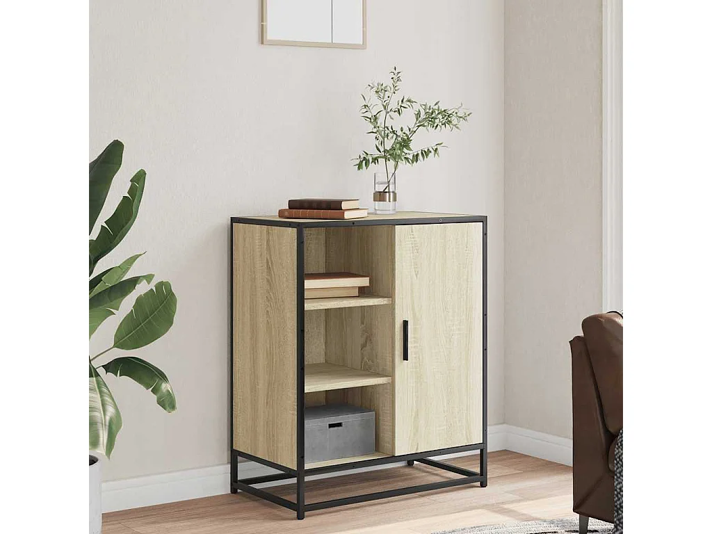 Buffet | Bahut | Meuble de rangement chêne sonoma 62x35x76 cm bois d'ingénierie