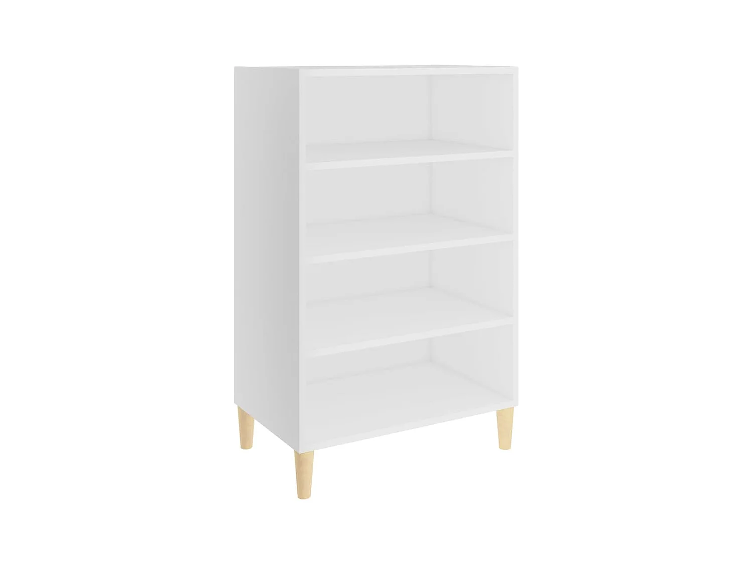 Buffet | Bahut | Meuble de rangement Blanc 57x35x90 cm Bois d’ingénierie