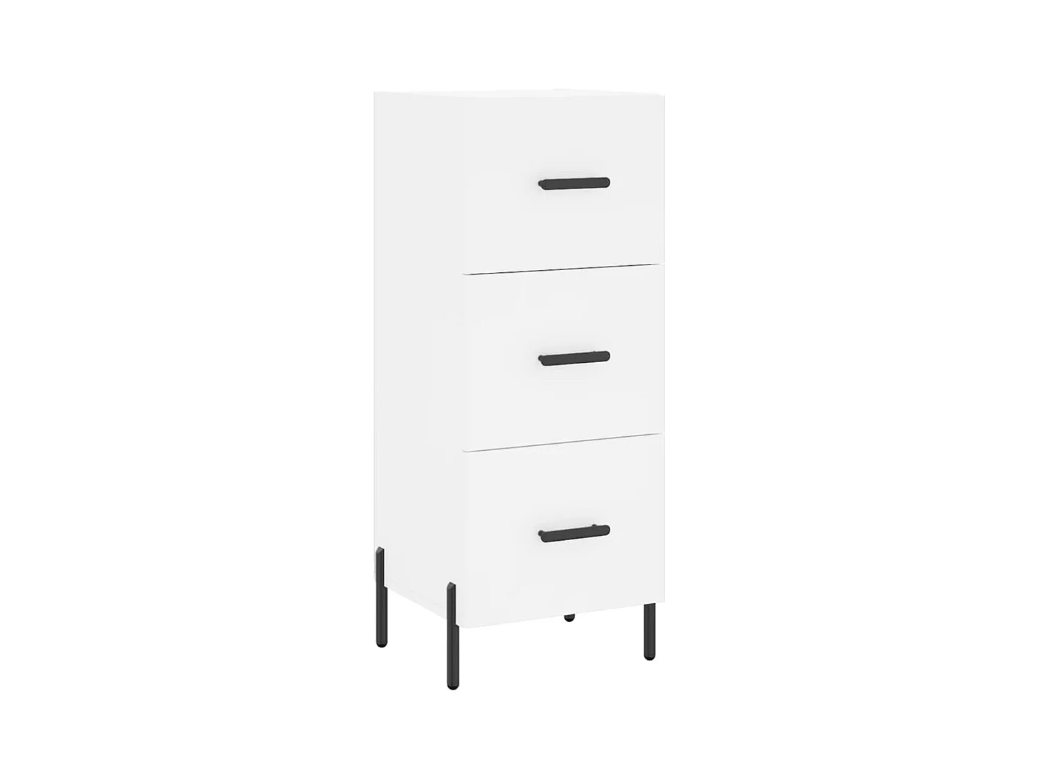 Buffet | Bahut | Meuble de rangement blanc 34,5x34x90 cm bois d'ingénierie