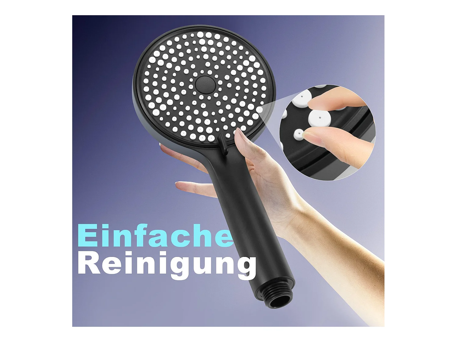 NETTLIFE Badewannenarmatur Schwarz Badewannenarmatur - Duscharmatur mit Brause Einhebelmischer Duscharmatur mit Handbrause