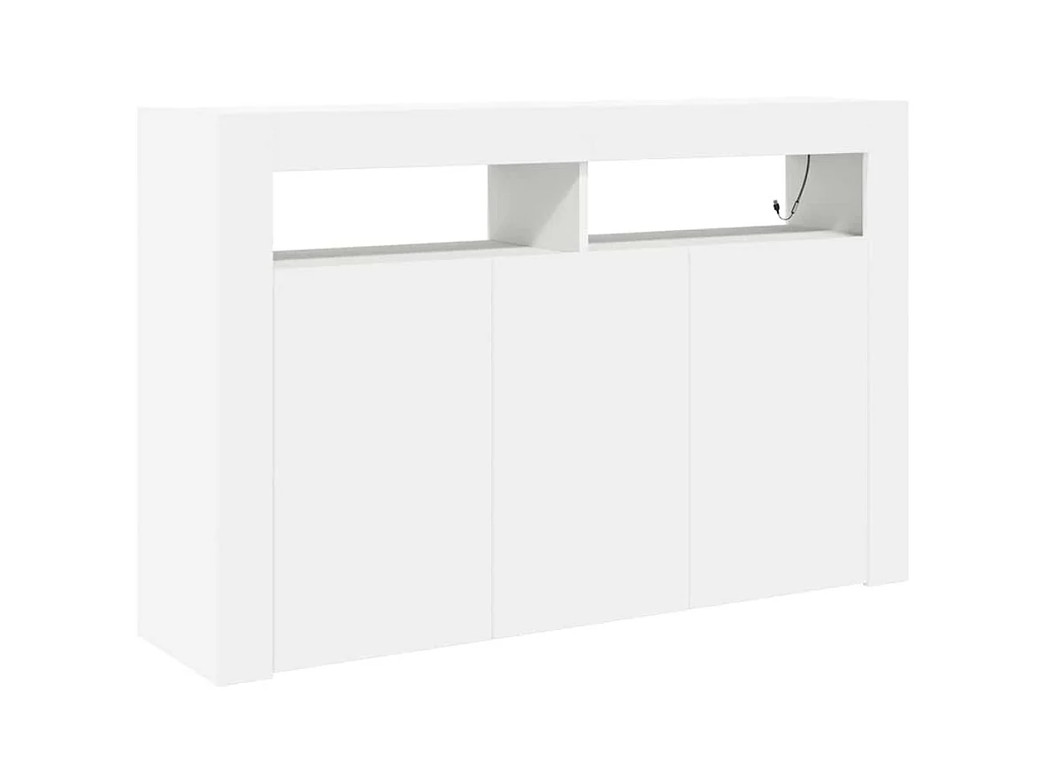 Credenza | Buffet | Armadio Bianca Bianca Legno ingegnerizzato 116 x 30 x 75 cm