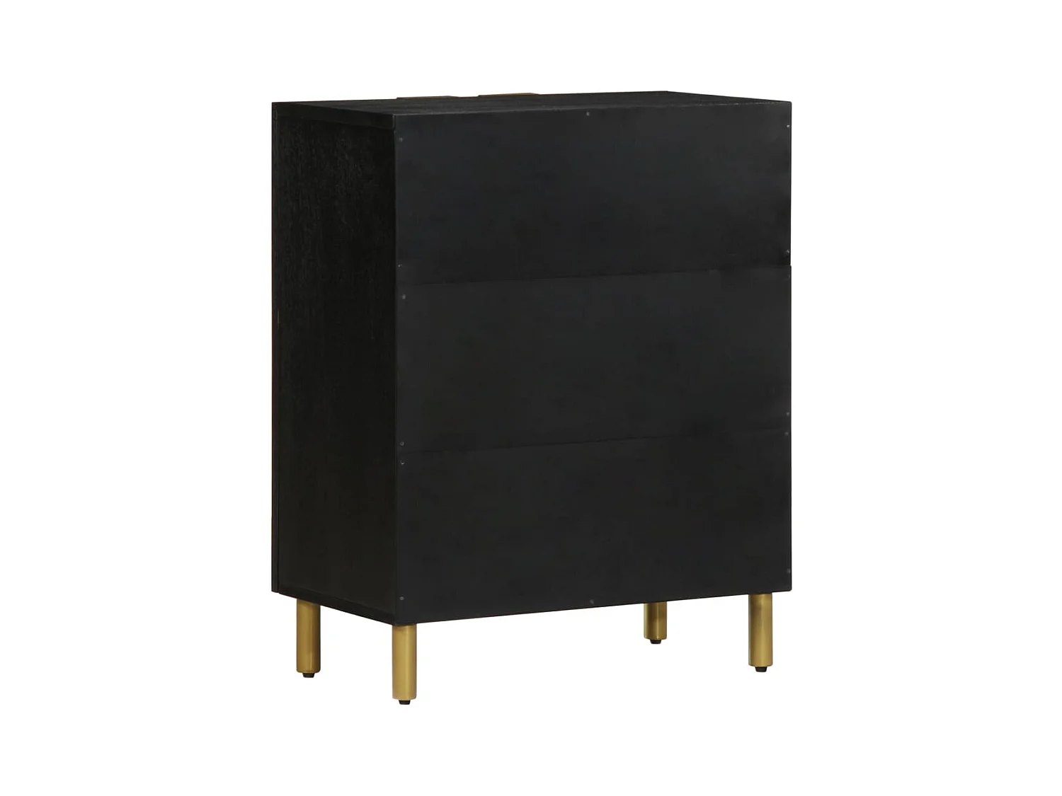 Credenza | Buffet | Armadio Nera 60x33x75 cm in Legno Multistrato