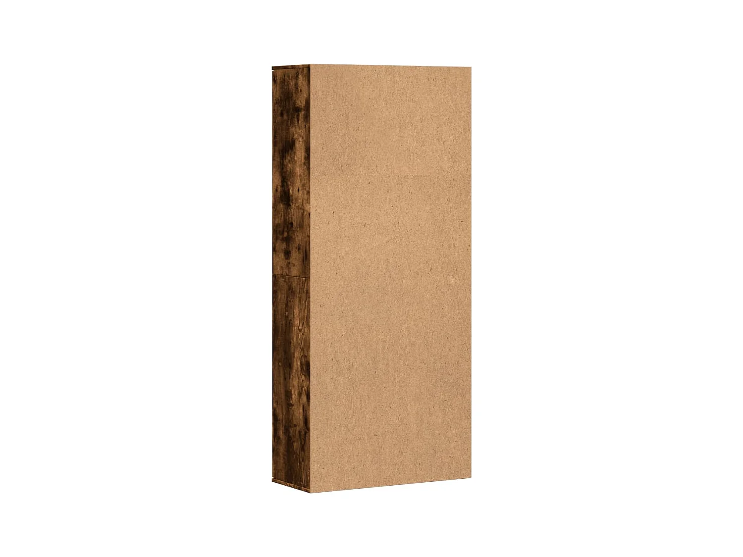 Credenza | Buffet | Armadio Rovere Fumo 80x35x180 cm in Legno Multistrato