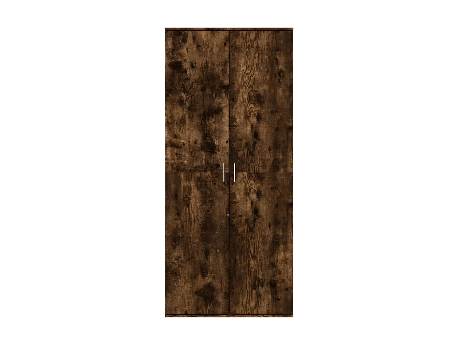 Buffet | Bahut | Meuble de rangement haut chêne fumé 80x35x180 cm bois d'ingénierie