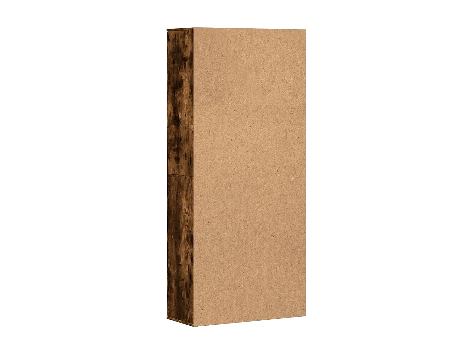 Buffet | Bahut | Meuble de rangement haut chêne fumé 80x35x180 cm bois d'ingénierie