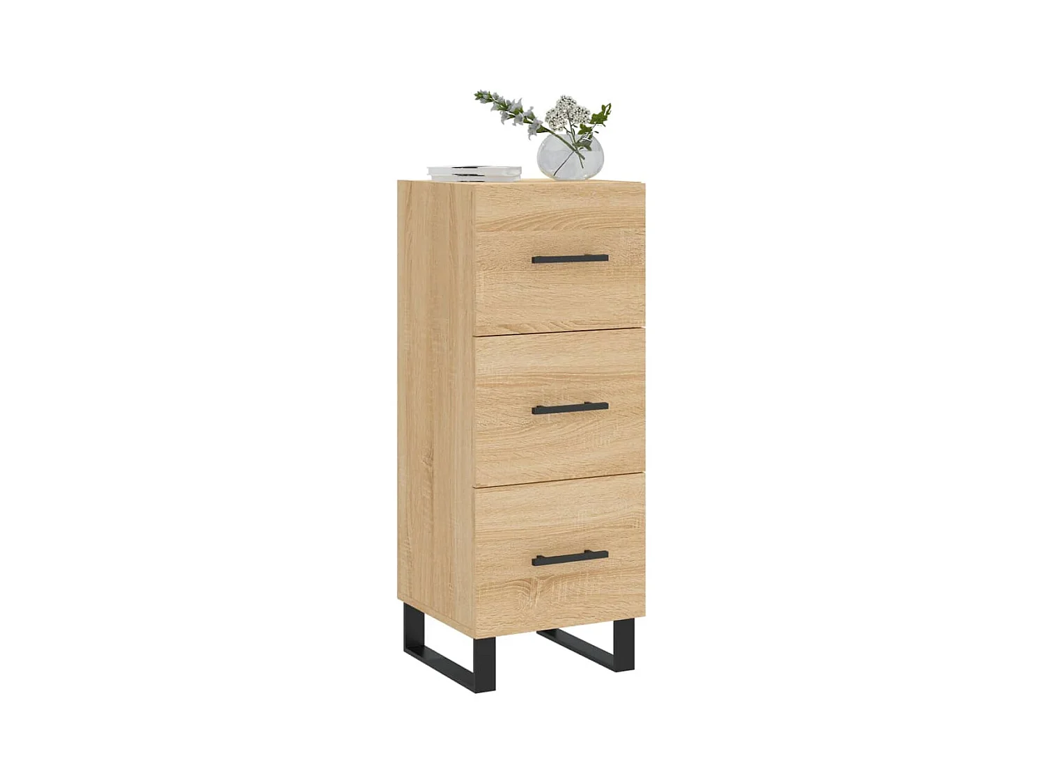 Buffet | Bahut | Meuble de rangement Chêne sonoma 34,5x34x90 cm Bois d'ingénierie