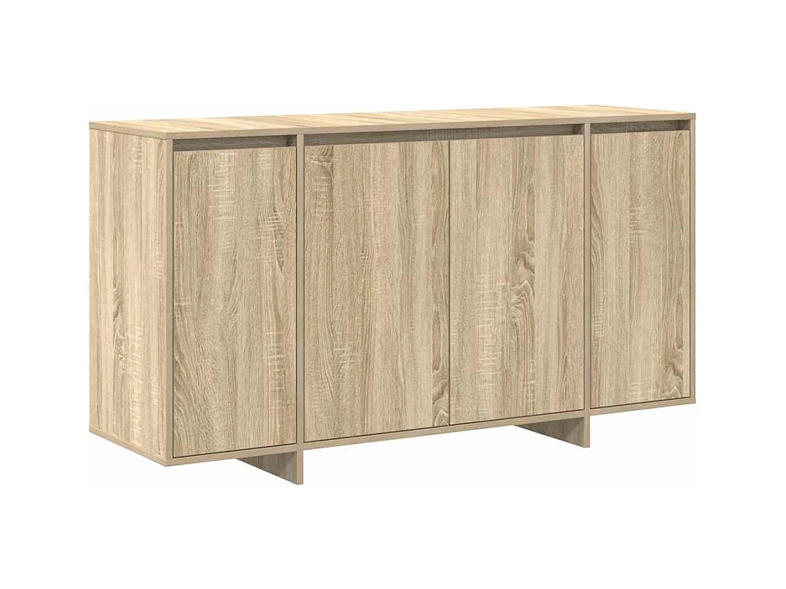 Buffet | Bahut | Meuble de rangement en chêne Chêne Sonoma Bois d'ingénierie 135 x 41 x 75 cm