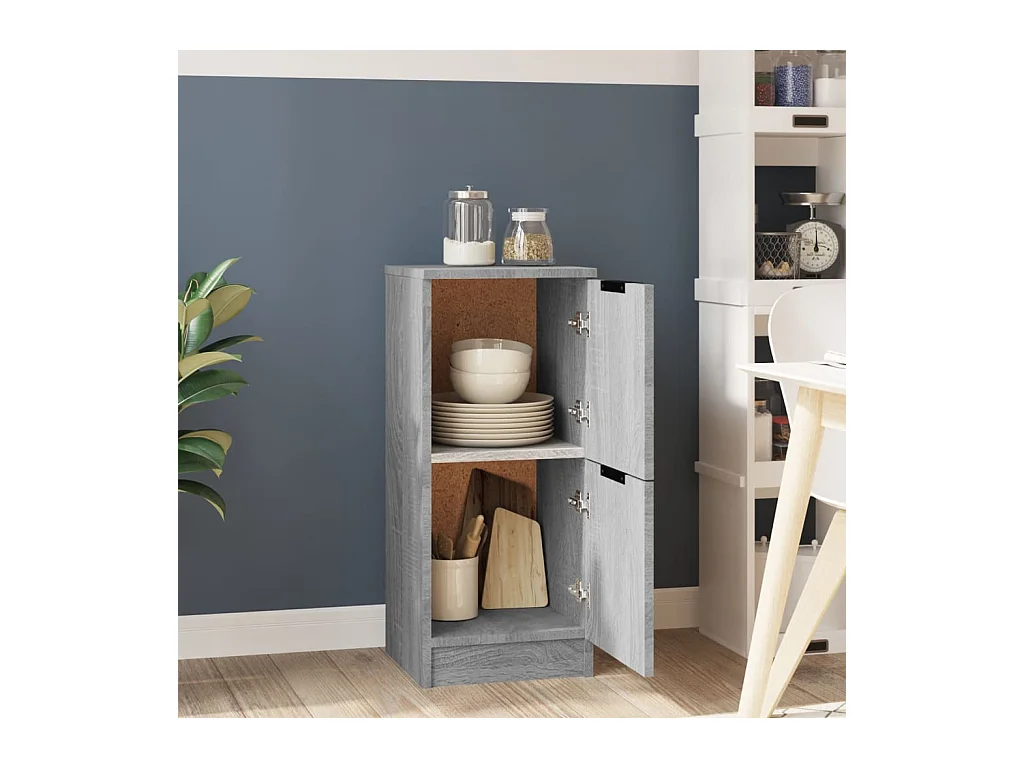 Buffet | Bahut | Meuble de rangement Sonoma gris 30x30x70 cm Bois d'ingénierie