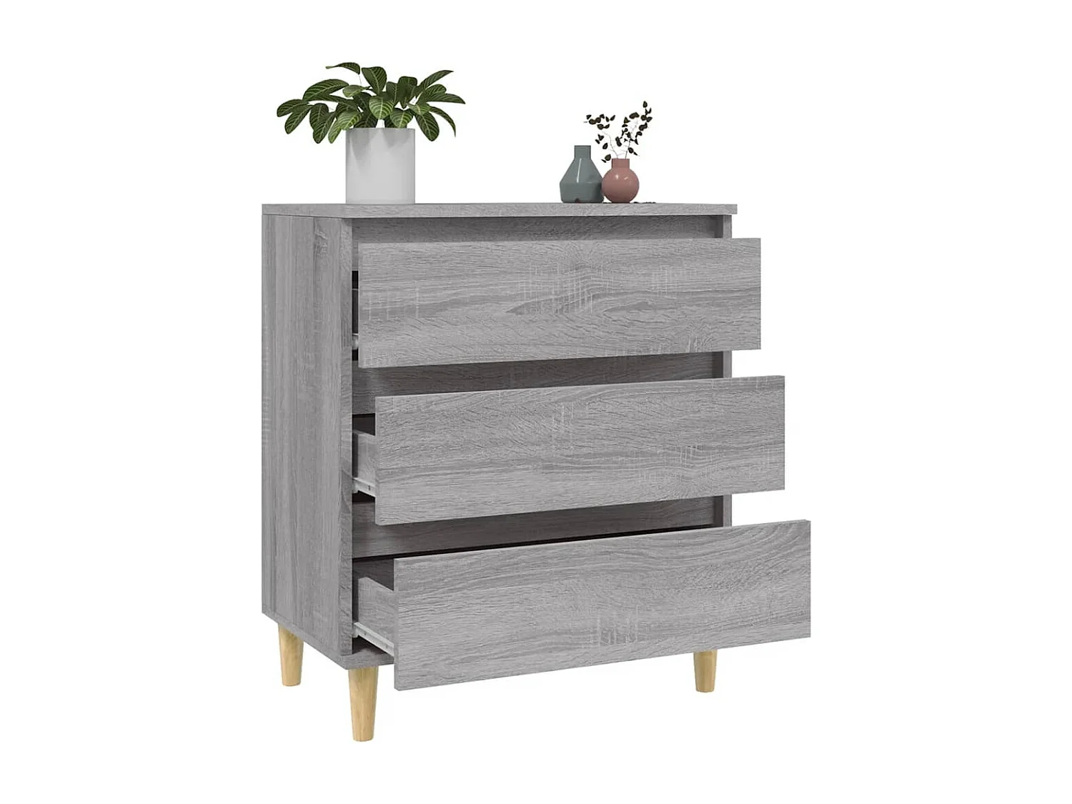 Buffet | Bahut | Meuble de rangement Sonoma gris 60x35x70 cm Bois d'ingénierie