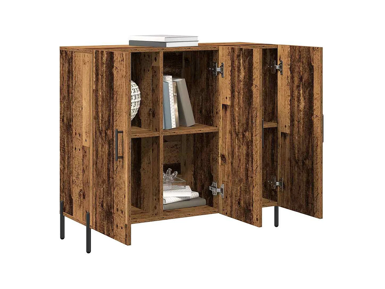 Sideboard | Credenza | Armadio in legno vecchio 90x34x80 cm in legno ingegnerizzato