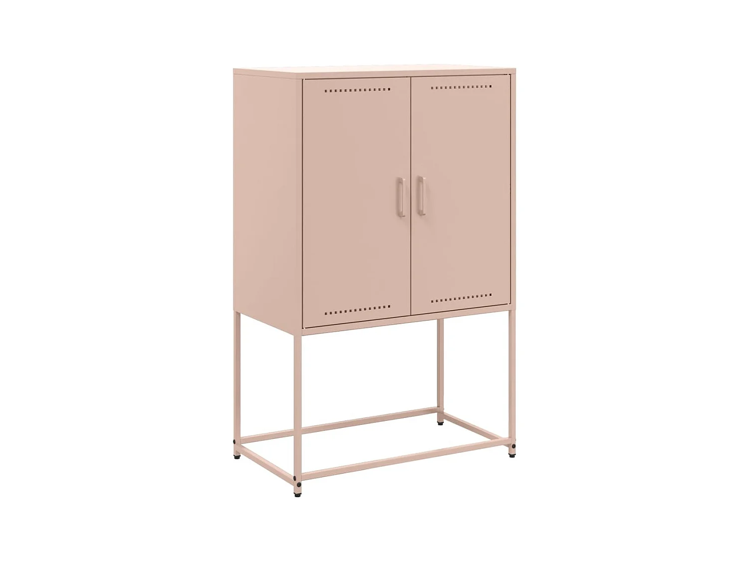 Credenza | Buffet | Armadio Rosa 68,5x38,5x107 cm in Acciaio