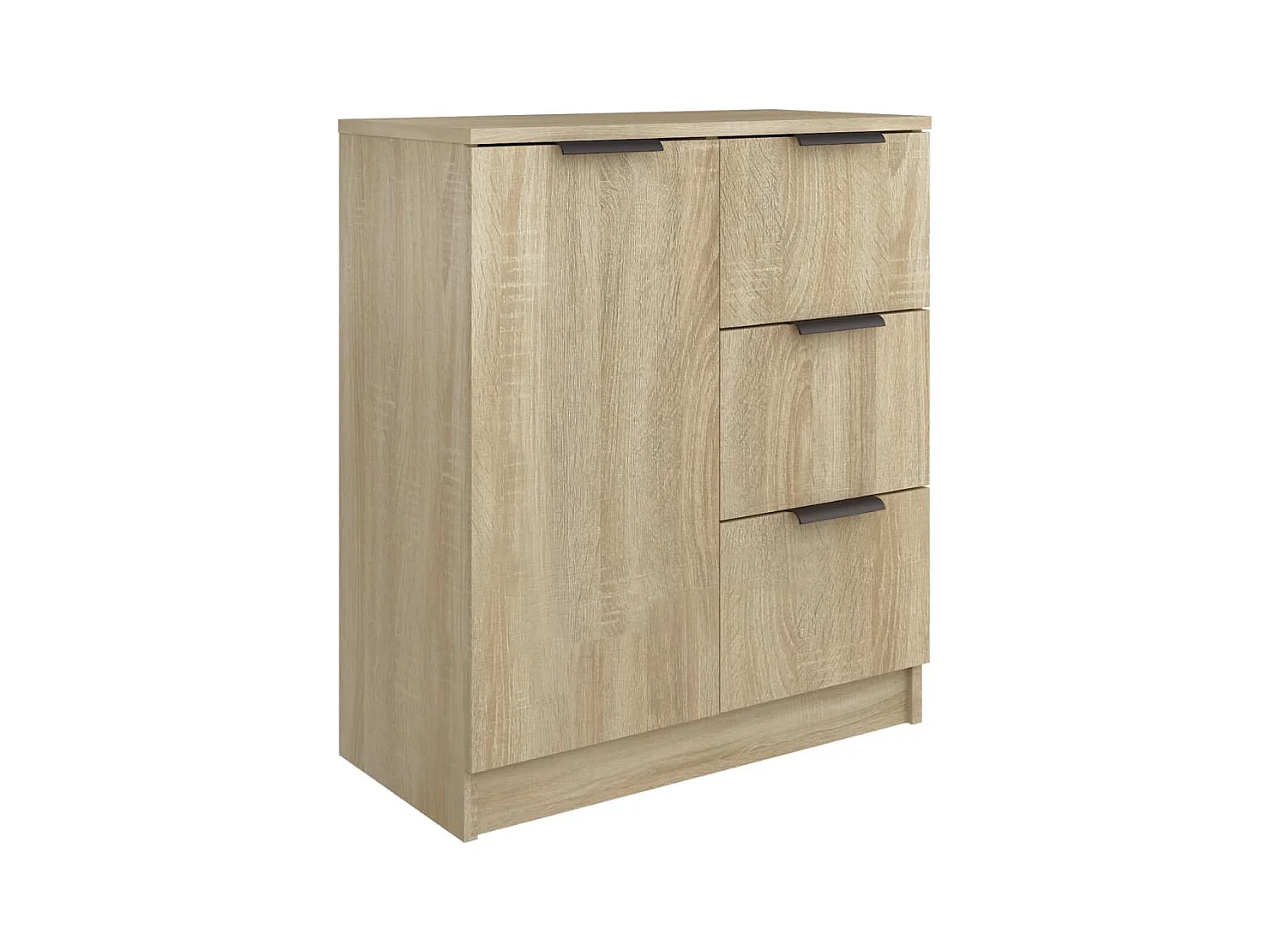 Buffets | Bahuts | Meuble de rangement 2 pcs Chêne sonoma 60x30x70 cm Bois d'ingénierie