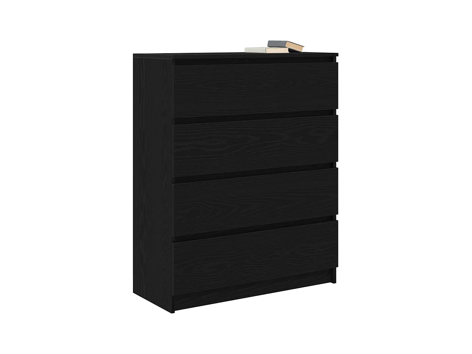 Buffet | Bahut | Meuble de rangement chêne noir 80x35x99 cm bois d’ingénierie