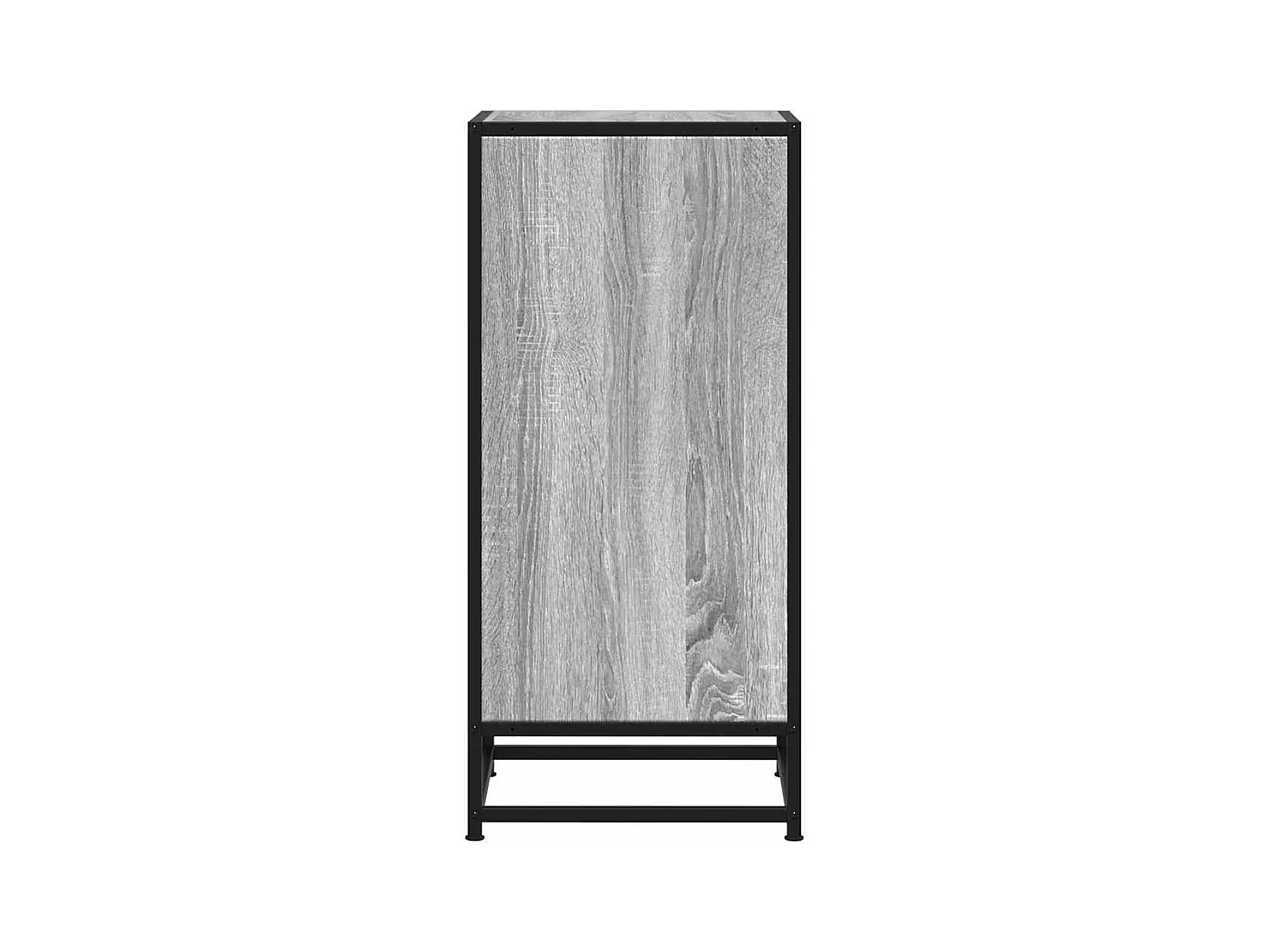 Credenza | Buffet | Armadio Grigio Sonoma 35,5x35x76 cm in Truciolato e Metallo