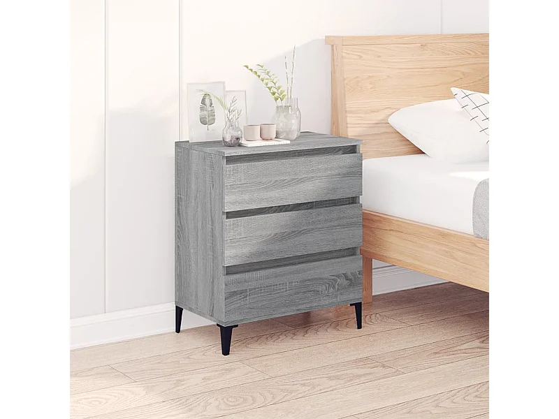 Buffet | Bahut | Meuble de rangement Sonoma gris 60x35x70 cm Bois d'ingénierie